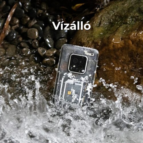AGM X6 Phantom 5G vízálló telefon, ütésálló telefon, átlátszó telefon strapatelefonok strapabíró telefon munkás telefon strapatelefon törhetetlen telefon, ütésálló okostelefon, agm telefon