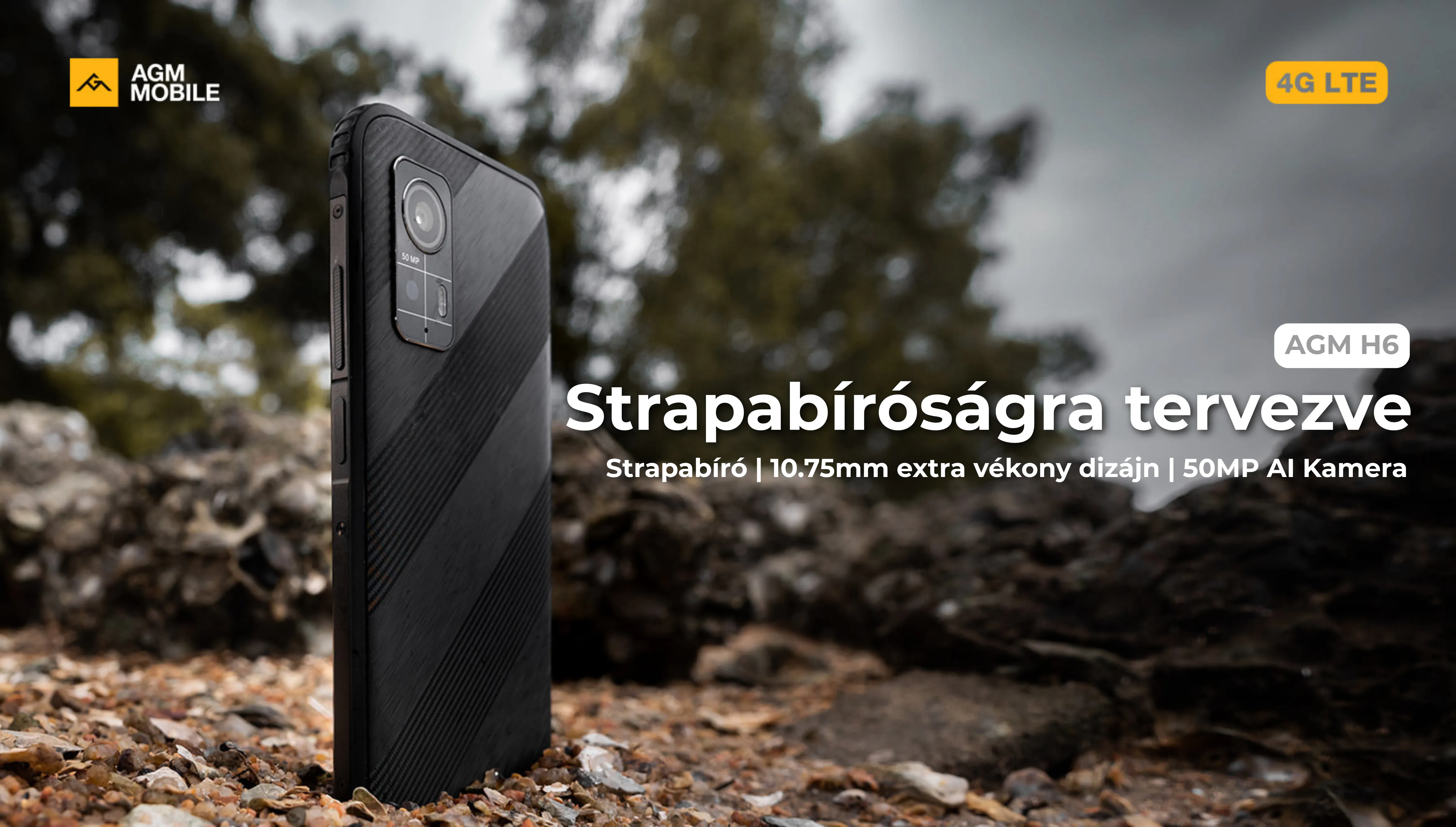 AGM H6 4G ütésálló telefon strapatelefonok strapabíró telefon vízálló telefon munkás telefon strapatelefon törhetetlen telefon ütésálló okostelefon agm telefon munkatelefon vékony ütésálló telefon