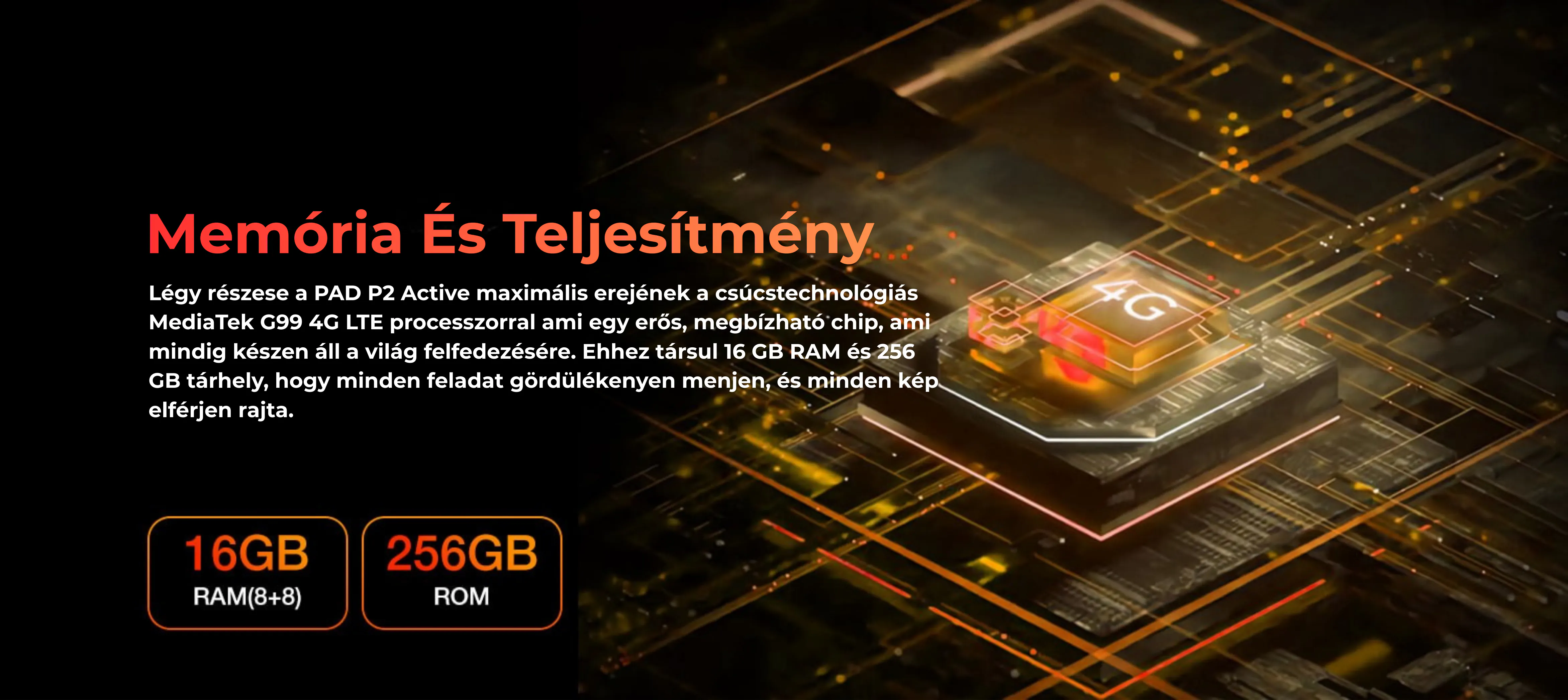 AGM Pad P2 Active 4G ütésálló tablet ütésálló vízálló ipari tablet nagy akkumulátorral ütésálló tablet vízálló tablet munkatablet törhetetlen tablet nagy akkumulátoros tablet kültéri tablet agm tablet agm 16GB RAM 256GB tárhely