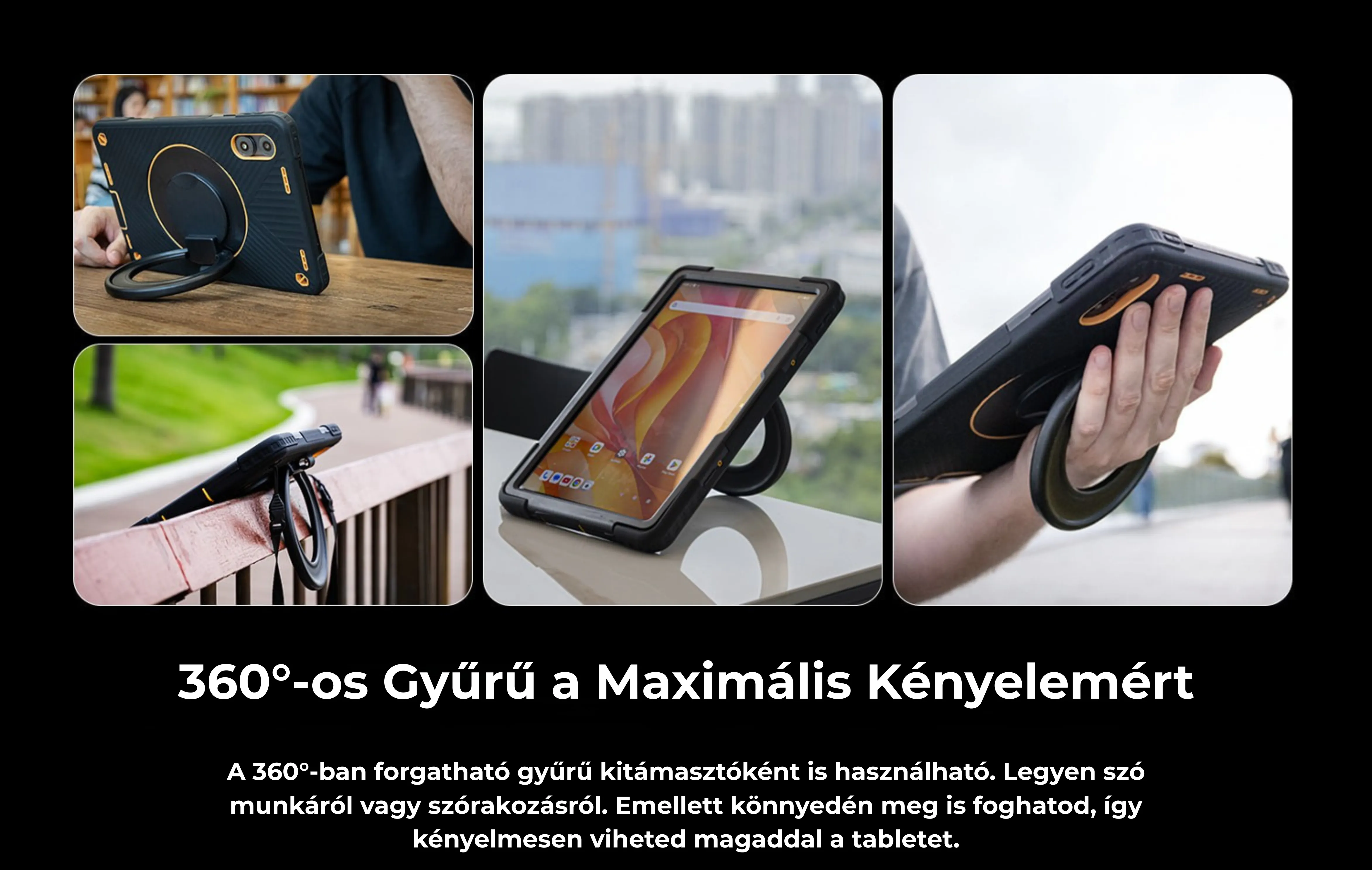 AGM Pad P2 Active 4G ütésálló tablet ütésálló vízálló ipari tablet nagy akkumulátorral ütésálló tablet vízálló tablet munkatablet törhetetlen tablet nagy akkumulátoros tablet kültéri tablet agm tablet agm